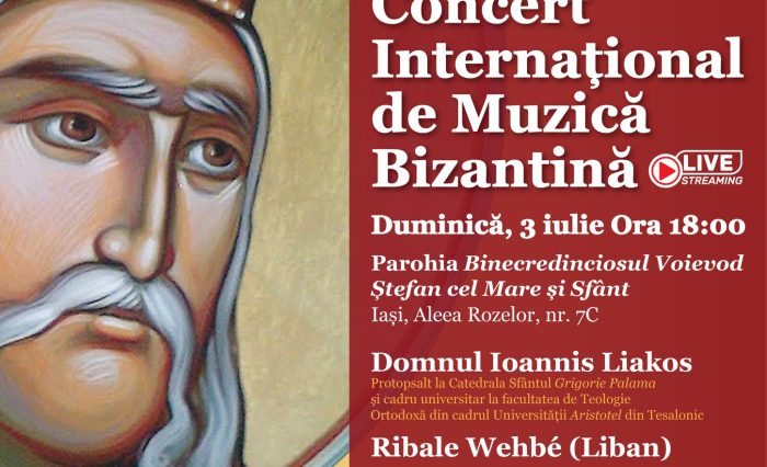 Afiș concert de muzică psaltică_3 iulie 2022