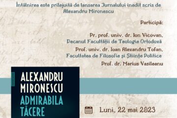 Conferință – Alexandru Mironescu – membru enigmatic al Rugului Aprins Conferință – Alexandru Mironescu – membru enigmatic al Rugului Aprins