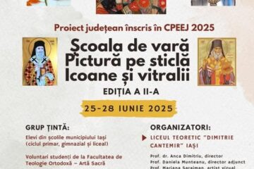 Școala de vară – pictură pe sticlă, icoane și vitralii. Școala de vară – pictură pe sticlă, icoane și vitralii.