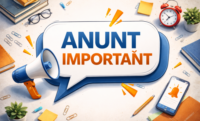Anunt important