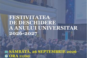 Festivitatea de deschidere a anului universitar 2026-2027 la UAIC